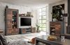 Vitrine Ward in Used Wood Shabby und Matera grau 65 x 201 cm Bild 5