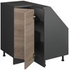 Eck-Küchenschrank für Dachschrägen R-Line Sonoma 75.6 cm mit 1 Tür Vicco Bild 3