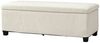 MC Star Sitzbank mit Stauraum Polsterbank mit Cord-Optik, Sitztruhe mit Stahlbeine (Truhenbank für Wohnzimmer, Schlafzimmer, Flur 112 x 42 x 40 cm, Beige) Bild 5