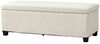 MC Star Sitzbank mit Stauraum Polsterbank mit Cord-Optik, Sitztruhe mit Stahlbeine (Truhenbank für Wohnzimmer, Schlafzimmer, Flur 112 x 42 x 40 cm, Beige) Bild 4