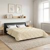 vidaXL Ganzjahresbettdecke Gepolstert Creme 240 x 260 cm 42026300 Bild 1