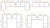 Marmex Möbel TRES SET J Kleiderschranksystem, offener Kleiderschrank mit Kleiderbügeln, Regalen, Schubladen, multifunktionales Kleiderschrankset für Schlafzimmer, laminierte Spanplatte, graubeige cashmere, 210x206x51 cm Bild 5