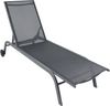 VCM Sonnenliege Sonlas 920273 Schwarz L. 192 x H. 32 x B. 58 cm Bild 4