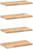 vidaXL Schweberegale 4 Stk. 40x20x2 cm Massivholz Akazie Unbehandelt 3279338 Bild 2