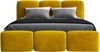 Polsterbett STAR 180x200 ohne Matratze mit Bettkasten und Lattenrost. Farbe: Bernesteigraun 34 Bild 3
