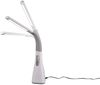 Dimmbare LED Schreibtischleuchte VENTO USB Anschluß & Ventilator Weiß Höhe 46cm Bild 4