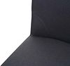 Barhocker HWC-H72, Barstuhl Tresenhocker, Fußablage Stahl Stoff/Textil ~ dunkelgrau Bild 5