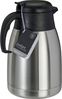 Koopman Isolierkanne Thermoskanne Kaffeekanne Teekanne 1,5L Edelstahl, (Stück, 1-St, Packung), Auslaufsicher, Pflegeleicht, Druckverschluss, bis 6h warm / kalt Bild 3