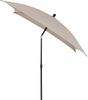 City Mittelstockschirm anthrazit/natur 180x180cm Bild 5