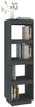vidaXL Bücherregal/Raumteiler Grau 40x35x135 cm Massivholz Kiefer 810851 Bild 4