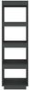 vidaXL Bücherregal/Raumteiler Grau 40x35x135 cm Massivholz Kiefer 810851 Bild 5
