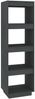 vidaXL Bücherregal/Raumteiler Grau 40x35x135 cm Massivholz Kiefer 810851 Bild 2