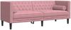 vidaXL 3-tlg. Chesterfield-Sofa-Set mit Nackenrollen Rosa Samt 3209284 Bild 3