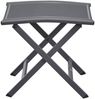 Hocker Fußbank New Jersey Garten Textilen Aluminium Anthrazit Bild 4