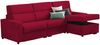 Dmora Schlafsofa mit Halbinsel Celleno, Wandelbares Ecksofa für das Wohnzimmer, gepolstert, abnehmbar, 100 % Made in Italy-Qualität, 280x160 h100 cm, Rot Bild 5