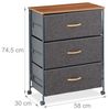 Relaxdays Schubladenschrank mit Rollen Bild 5