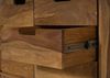 Kommode Sheesham 90x40x65 natur sandgestrahlt lackiert MALMÖ 2 #204 Bild 3