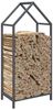 vidaXL Brennholzregal Anthrazit 40x25x90 cm Kaltgewalzter Stahl 864297 Bild 4