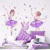 Montegoni Wandsticker Ballett Mädchen & Schmetterlinge Prinzessin Schwan (Künstlerische Wanddeko für Kinderzimmer, Mädchenzimmer Wandtattoo), selbstklebend Bild 4