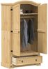 vidaXL Kleiderschrank Corona 102x52x186 cm Massivholz Kiefer 4012156 Bild 3