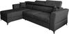 AX LIVING Ecksofa klein mit Schlaffunktion Ribella 265 cm antrazit L-Form, Bettkasten Links Bild 2