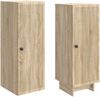vidaXL Schrankset 2 pcs Sonoma-Eiche 34,5 x 33 x 90 cm Holzwerkstoff 3416369 Bild 3