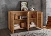 Sideboard mit Holztüren 150cm "Belfast" Wildeiche massiv Bild 2