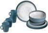 Brunner Geschirrset Melamin Tuscany 16-Tlg. Creme/Blau Bild 2