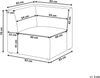Eckmodul LEMVIG Cord Sandbeige linksseitig Bild 2