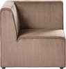 Eckmodul LEMVIG Cord Sandbeige linksseitig Bild 5