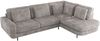 CALENO L-Form Ecksofa 317x225 cm, Massivholz-Rahmen & Wellenfedern, Sitzhöhe 51 cm, modernes Polstersofa rückenecht bezogen & freistehend - Hellgrau Cord - Rechts Seite Bild 5