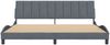 vidaXL Bettgestell ohne Matratze "Hanko" Dunkelgrau 200x200 cm Samt 3207868 Bild 5