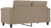 vidaXL 2-Sitzer-Sofa Taupe 120 cm Mikrofasergewebe 359555 Bild 5