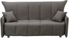 Dmora 3-Sitzer Schlafsofa Ardis, Sofa mit Trolley-Öffnung aus gepolstertem Stoff, Standardarmlehnen, 100 % Made in Italy, 190 x 90 x 85 cm, Grau Bild 5