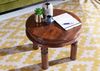 Couchtisch rund Akazie 60x60x45 nougat lackiert OXFORD #329 Bild 2