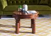 Couchtisch rund Akazie 60x60x45 nougat lackiert OXFORD #329 Bild 3
