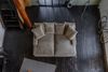 KAWOLA Big Sofa CADY Megacord taupe 73 x 168 x 248 cm Bild 4