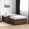 vidaXL Bettgestell Braun Eichen-Optik 100x200 cm Holzwerkstoff 3209722 Bild 1