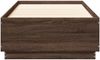 vidaXL Bettgestell Braun Eichen-Optik 100x200 cm Holzwerkstoff 3209722 Bild 4