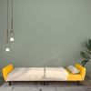 vidaXL Schlafsofa 2-Sitzer Gelb Samt 375864 Bild 3