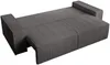 Vente-unique - AMELIA Sofa Samt Grau - B 102 cm x H 85 cm x L 257 cm Bild 4