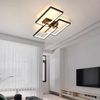 ZMH 63W LED-Deckenleuchte, dimmbar mit Fernbedienung, modernes Design, schwarzes Metall, für Schlafzimmer, Esszimmer, Wohnzimmer, Büro Bild 4