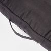 Homescapes Sitzkissen Sofa-Auflage 100x48 cm mit Veloursbezug – dickes Sitzkissen schwarz Bild 4