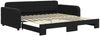 vidaXL Tagesbett Ausziehbar Schwarz 100x200 cm Samt 3196940 Bild 2