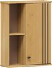 Badoberschrank 52x70cm 'Detroit' Kiefer massiv eichefarbig & schwarz Bild 4