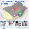 Simloveve Kopfkissen Nackenstützkissen,Nackenkissen,Seitenschläferkissen, Füllung: Memory Foam Kissen, Bezug: Abnehmbarer, atmungsaktiver Kissenbezug aus Eisseide, Kissen für Seiten Rücken & Bauchschläfer, stützendes Nackenkissen, ergonomisches Seitens... Bild 2