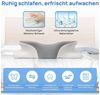 Simloveve Kopfkissen Nackenstützkissen,Nackenkissen,Seitenschläferkissen, Füllung: Memory Foam Kissen, Bezug: Abnehmbarer, atmungsaktiver Kissenbezug aus Eisseide, Kissen für Seiten Rücken & Bauchschläfer, stützendes Nackenkissen, ergonomisches Seitens... Bild 3