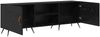 vidaXL TV-Schränk Schwarz Eichen-Optik 150 x 30 x 50 cm Holzwerkstoff 879591 Bild 5
