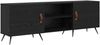 vidaXL TV-Schränk Schwarz Eichen-Optik 150 x 30 x 50 cm Holzwerkstoff 879591 Bild 2