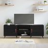 vidaXL TV-Schränk Schwarz Eichen-Optik 150 x 30 x 50 cm Holzwerkstoff 879591 Bild 4